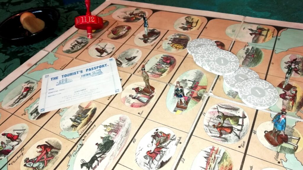 Tourists board game